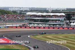 Fernando Alonso (ESP) Aston Martin F1 Team AMR23. 09.07.2023. Formula 1 World Championship, Rd 11, British Grand Prix, Silverstone, England, Race Day.