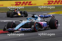 Esteban Ocon (FRA) Alpine F1 Team A523. 09.07.2023. Formula 1 World Championship, Rd 11, British Grand Prix, Silverstone, England, Race Day.
