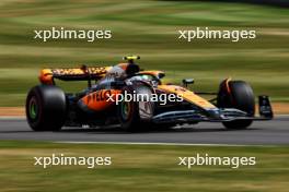 Lando Norris (GBR) McLaren MCL60. 08.07.2023. Formula 1 World Championship, Rd 11, British Grand Prix, Silverstone, England, Qualifying Day.