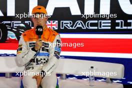 Oscar Piastri (AUS) McLaren in the post qualifying FIA Press Conference. 08.07.2023. Formula 1 World Championship, Rd 11, British Grand Prix, Silverstone, England, Qualifying Day.