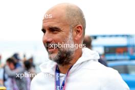 Pep Guardiola (ESP) Manchester City Football Manager. 09.07.2023. Formula 1 World Championship, Rd 11, British Grand Prix, Silverstone, England, Race Day.