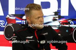 Kevin Magnussen (DEN) Haas F1 Team in the FIA Press Conference. 06.07.2023. Formula 1 World Championship, Rd 11, British Grand Prix, Silverstone, England, Preparation Day.