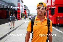 Lando Norris (GBR) McLaren. 21.07.2023. Formula 1 World Championship, Rd 12, Hungarian Grand Prix, Budapest, Hungary, Practice Day.