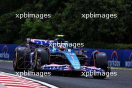 Pierre Gasly (FRA) Alpine F1 Team A523 with sensor equipment. 21.07.2023. Formula 1 World Championship, Rd 12, Hungarian Grand Prix, Budapest, Hungary, Practice Day.