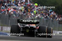 Max Verstappen (NLD) Red Bull Racing RB19 leaves the pits. 21.07.2023. Formula 1 World Championship, Rd 12, Hungarian Grand Prix, Budapest, Hungary, Practice Day.