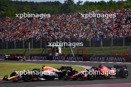 Sergio Perez (MEX) Red Bull Racing RB19. 23.07.2023. Formula 1 World Championship, Rd 12, Hungarian Grand Prix, Budapest, Hungary, Race Day.