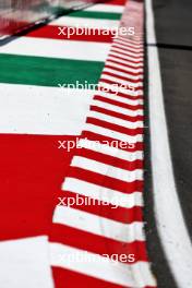 Circuit atmosphere - kerb detail. 20.07.2023. Formula 1 World Championship, Rd 12, Hungarian Grand Prix, Budapest, Hungary, Preparation Day.