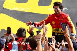 3rd place Carlos Sainz Jr (ESP) Ferrari. 03.09.2023. Formula 1 World Championship, Rd 15, Italian Grand Prix, Monza, Italy, Race Day.