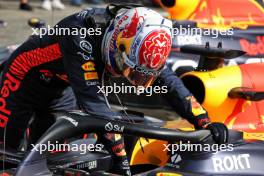 Race winner Max Verstappen (NLD) Red Bull Racing RB19 in parc ferme. 03.09.2023. Formula 1 World Championship, Rd 15, Italian Grand Prix, Monza, Italy, Race Day.