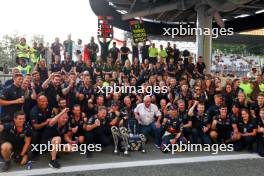 Red Bull Racing celebrate a 1-2 finish and 10 wins in a row for Max Verstappen (NLD) Red Bull Racing. 03.09.2023. Formula 1 World Championship, Rd 15, Italian Grand Prix, Monza, Italy, Race Day.
