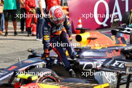 Max Verstappen (NLD) Red Bull Racing RB19 in qualifying parc ferme. 02.09.2023. Formula 1 World Championship, Rd 15, Italian Grand Prix, Monza, Italy, Qualifying Day.