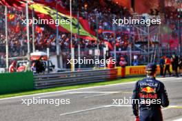 Max Verstappen (NLD) Red Bull Racing in qualifying parc ferme. 02.09.2023. Formula 1 World Championship, Rd 15, Italian Grand Prix, Monza, Italy, Qualifying Day.