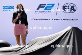 Laura Winter (GBR) F1 Presenter - 2024 F2 car is unveiled. 31.08.2023. Formula 1 World Championship, Rd 15, Italian Grand Prix, Monza, Italy, Preparation Day.