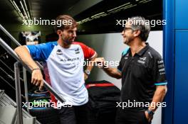 Pierre Gasly (FRA), Alpine F1 Team and Davide Brivio (ITA), Alpine F1 Team, Racing Director  31.08.2023. Formula 1 World Championship, Rd 15, Italian Grand Prix, Monza, Italy, Preparation Day.