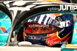 Felipe Drugovich (BRA) Aston Martin F1 Team AMR23, Reserve and Development Programme Driver. 31.08.2023. Formula 1 World Championship, Rd 15, Italian Grand Prix, Monza, Italy, Preparation Day.