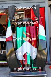 Alfa Romeo F1 Team C43 engine cover. 31.08.2023. Formula 1 World Championship, Rd 15, Italian Grand Prix, Monza, Italy, Preparation Day.