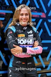 Sophia Florsch (GER) Alpine Academy Driver. 31.08.2023. Formula 1 World Championship, Rd 15, Italian Grand Prix, Monza, Italy, Preparation Day.