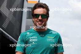 Fernando Alonso (ESP) Aston Martin F1 Team. 31.08.2023. Formula 1 World Championship, Rd 15, Italian Grand Prix, Monza, Italy, Preparation Day.