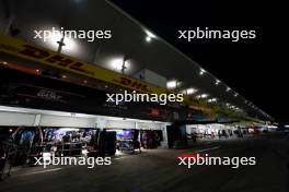 Alpine F1 Team pit garages at night. 22.09.2023. Formula 1 World Championship, Rd 17, Japanese Grand Prix, Suzuka, Japan, Practice Day.