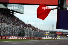 Circuit atmosphere - red flag waved. 22.09.2023. Formula 1 World Championship, Rd 17, Japanese Grand Prix, Suzuka, Japan, Practice Day.