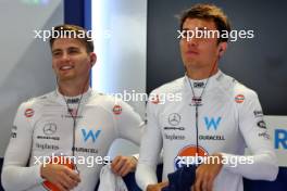 Alexander Albon (THA) Williams Racing (Right) with Logan Sargeant (USA) Williams Racing. 22.09.2023. Formula 1 World Championship, Rd 17, Japanese Grand Prix, Suzuka, Japan, Practice Day.