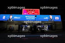 Williams Racing pit garages at night. 22.09.2023. Formula 1 World Championship, Rd 17, Japanese Grand Prix, Suzuka, Japan, Practice Day.