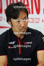 Ayao Komatsu (JPN) Haas F1 Team Race Engineer in the FIA Press Conference. 22.09.2023. Formula 1 World Championship, Rd 17, Japanese Grand Prix, Suzuka, Japan, Practice Day.