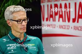 Mike Krack (LUX) Aston Martin F1 Team, Team Principal, in the FIA Press Conference. 22.09.2023. Formula 1 World Championship, Rd 17, Japanese Grand Prix, Suzuka, Japan, Practice Day.