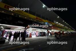 Red Bull Racing pit garages at night. 22.09.2023. Formula 1 World Championship, Rd 17, Japanese Grand Prix, Suzuka, Japan, Practice Day.