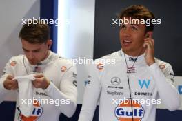 Alexander Albon (THA) Williams Racing (Right) and team mate Logan Sargeant (USA) Williams Racing. 22.09.2023. Formula 1 World Championship, Rd 17, Japanese Grand Prix, Suzuka, Japan, Practice Day.