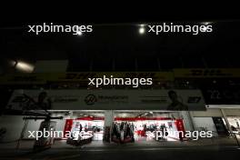 Haas F1 Team pit garages at night. 22.09.2023. Formula 1 World Championship, Rd 17, Japanese Grand Prix, Suzuka, Japan, Practice Day.
