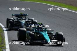 Fernando Alonso (ESP) Aston Martin F1 Team AMR23. 24.09.2023. Formula 1 World Championship, Rd 17, Japanese Grand Prix, Suzuka, Japan, Race Day.