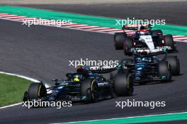 Lewis Hamilton (GBR) Mercedes AMG F1 W14. 24.09.2023. Formula 1 World Championship, Rd 17, Japanese Grand Prix, Suzuka, Japan, Race Day.