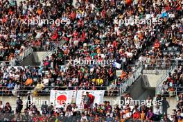 Circuit atmosphere - fans in the grandstand. 23.09.2023. Formula 1 World Championship, Rd 17, Japanese Grand Prix, Suzuka, Japan, Qualifying Day.
