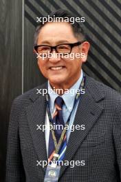 Akio Toyoda (JPN) President Toyota Motor Corporation. 23.09.2023. Formula 1 World Championship, Rd 17, Japanese Grand Prix, Suzuka, Japan, Qualifying Day.