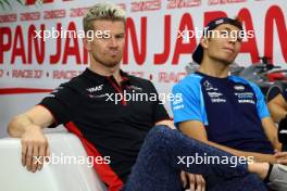 Nico Hulkenberg (GER) Haas F1 Team in the FIA Press Conference. 21.09.2023. Formula 1 World Championship, Rd 17, Japanese Grand Prix, Suzuka, Japan, Preparation Day.
