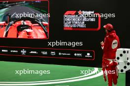 Charles Leclerc (MON) Ferrari in qualifying parc ferme. 17.11.2023. Formula 1 World Championship, Rd 22, Las Vegas Grand Prix, Las Vegas, Nevada, USA, Qualifying Day.