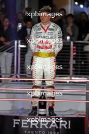 Race winner Max Verstappen (NLD) Red Bull Racing on the podium. 18.11.2023. Formula 1 World Championship, Rd 22, Las Vegas Grand Prix, Las Vegas, Nevada, USA, Race Day.