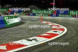 Circuit atmosphere - kerb detail. 14.11.2023. Formula 1 World Championship, Rd 22, Las Vegas Grand Prix, Las Vegas, Nevada, USA, Preparation Day.