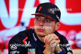 Max Verstappen (NLD) Red Bull Racing in the post race FIA Press Conference. 28.05.2023. Formula 1 World Championship, Rd 7, Monaco Grand Prix, Monte Carlo, Monaco, Race Day.