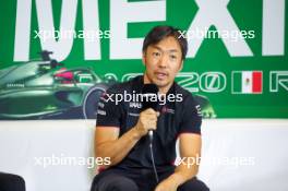 Ayao Komatsu (JPN) Haas F1 Team Race Engineer in the FIA Press Conference. 27.10.2023. Formula 1 World Championship, Rd 20, Mexican Grand Prix, Mexico City, Mexico, Practice Day.