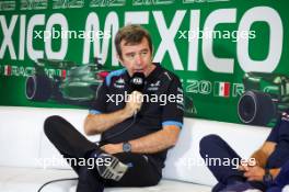Bruno Famin (FRA) Alpine Motorsports Vice President in the FIA Press Conference. 27.10.2023. Formula 1 World Championship, Rd 20, Mexican Grand Prix, Mexico City, Mexico, Practice Day.