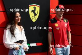 Charles Leclerc (MON) Ferrari with his girlfriend Alexandra Saint Mleux (ITA). 26.10.2023. Formula 1 World Championship, Rd 20, Mexican Grand Prix, Mexico City, Mexico, Preparation Day.