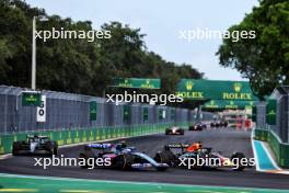 (L to R): Pierre Gasly (FRA) Alpine F1 Team A523 and Max Verstappen (NLD) Red Bull Racing RB19 battle for position. 07.05.2023. Formula 1 World Championship, Rd 5, Miami Grand Prix, Miami, Florida, USA, Race Day.