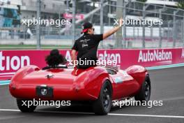Zhou Guanyu (CHN) Alfa Romeo F1 Team on the drivers' parade. 07.05.2023. Formula 1 World Championship, Rd 5, Miami Grand Prix, Miami, Florida, USA, Race Day.