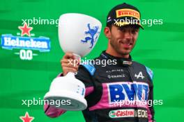 Pierre Gasly (FRA) Alpine F1 Team celebrates his third position on the podium. 27.08.2023. Formula 1 World Championship, Rd 14, Dutch Grand Prix, Zandvoort, Netherlands, Race Day.
