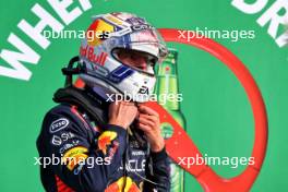 Pole sitter Max Verstappen (NLD) Red Bull Racing in qualifying parc ferme. 26.08.2023. Formula 1 World Championship, Rd 14, Dutch Grand Prix, Zandvoort, Netherlands, Qualifying Day.
