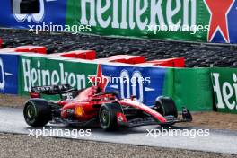 Charles Leclerc (MON) Ferrari SF-23 runs wide. 26.08.2023. Formula 1 World Championship, Rd 14, Dutch Grand Prix, Zandvoort, Netherlands, Qualifying Day.