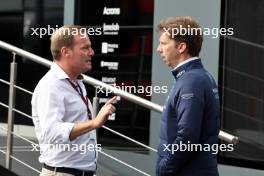 (L to R): Harry Soden (GBR) Driver Manager with James Vowles (GBR) Williams Racing Team Principal. 27.08.2023. Formula 1 World Championship, Rd 14, Dutch Grand Prix, Zandvoort, Netherlands, Race Day.