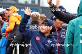 Yuki Tsunoda (JPN) AlphaTauri on the drivers' parade. 27.08.2023. Formula 1 World Championship, Rd 14, Dutch Grand Prix, Zandvoort, Netherlands, Race Day.